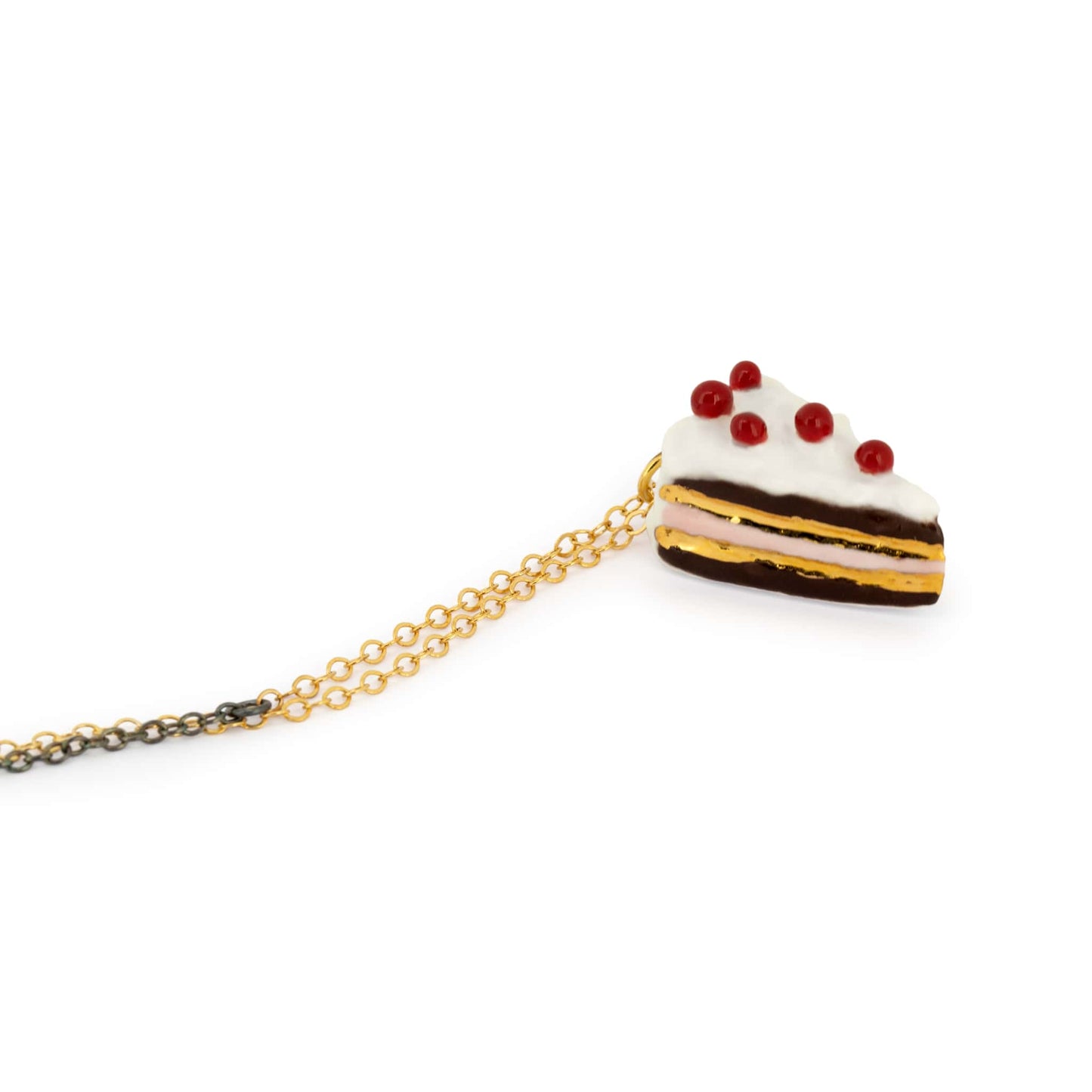 Cake Jewellery Necklace - Slice Of Happiness