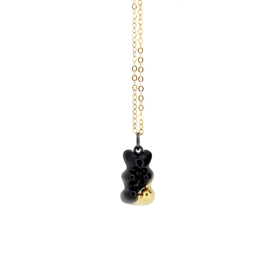 Black Gummy Bear Necklace