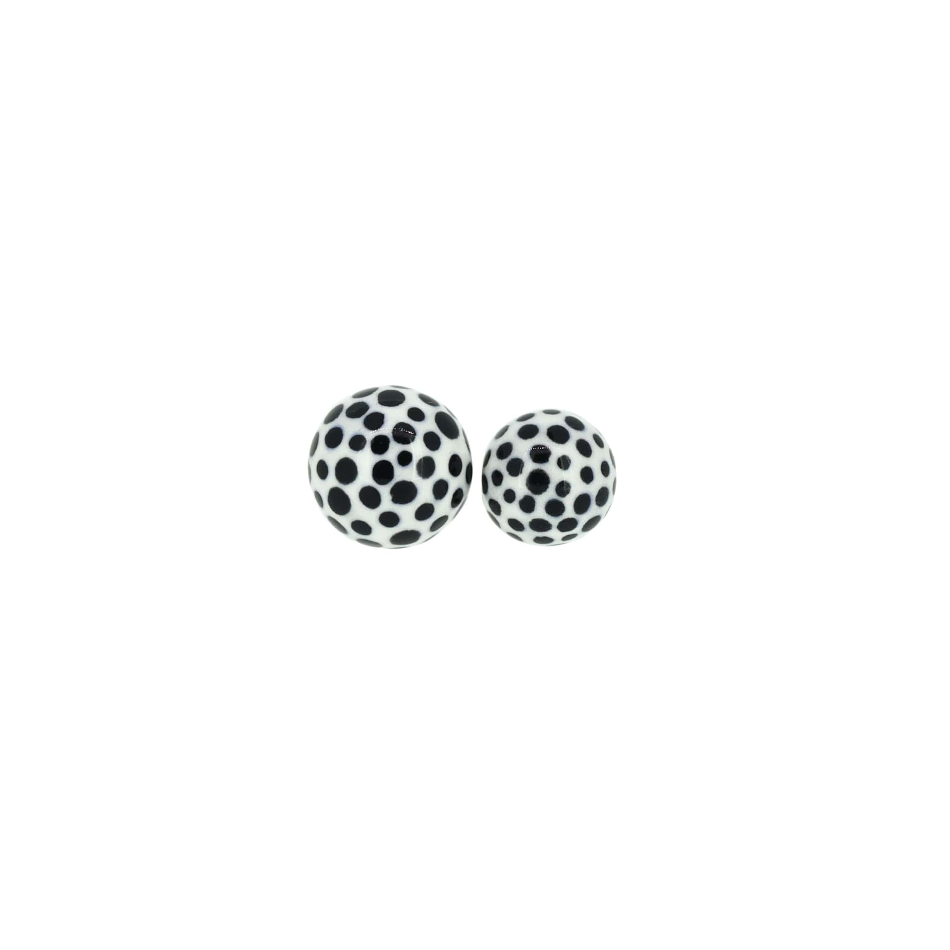 Mismatch Polka Dt Stud Earrings