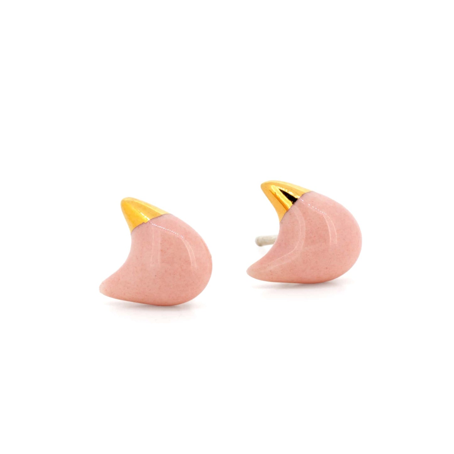 Pink Cat Studs side view