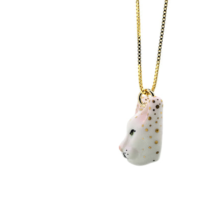 White Cat Pendant Necklace No.1